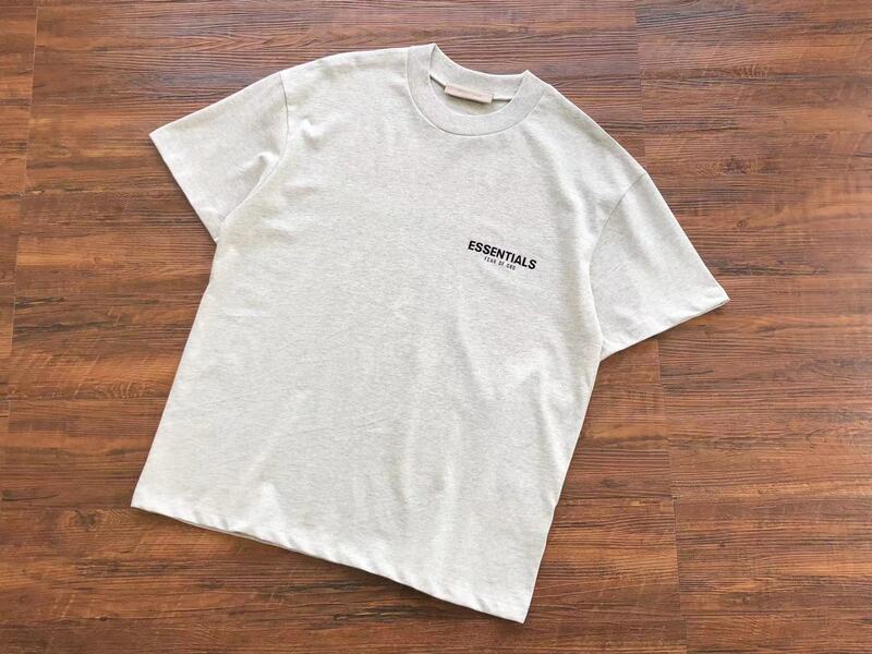 Fear of God Essentials Light Oatmeal T Shirt My Store