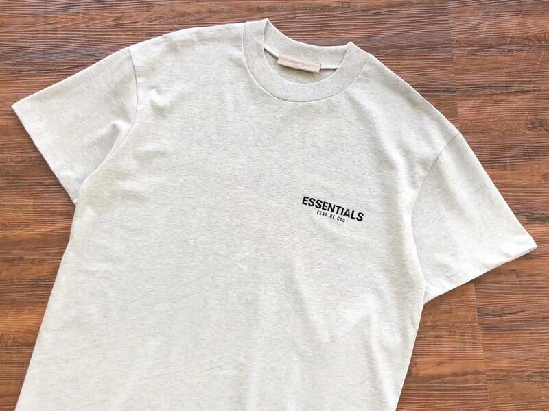 Fear of God Essentials Light Oatmeal T Shirt My Store