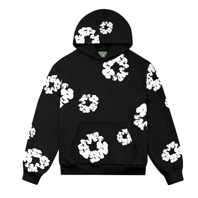 Hoodie Denim Tears The Cotton Wreath Black My Store