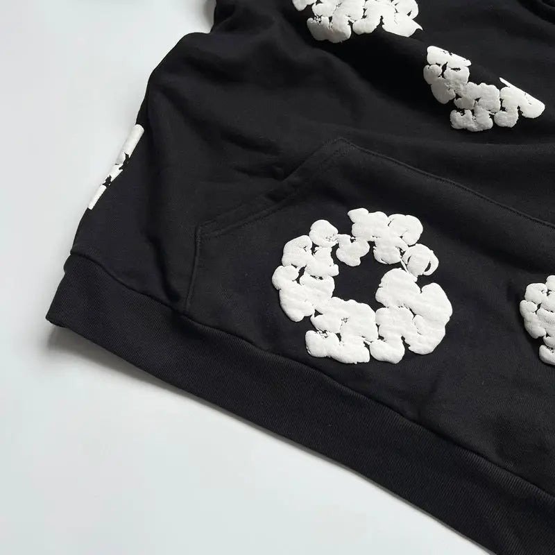 Hoodie Denim Tears The Cotton Wreath Black My Store