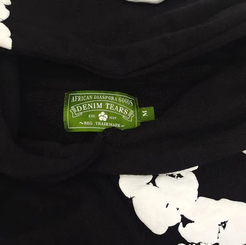 Hoodie Denim Tears The Cotton Wreath Black My Store