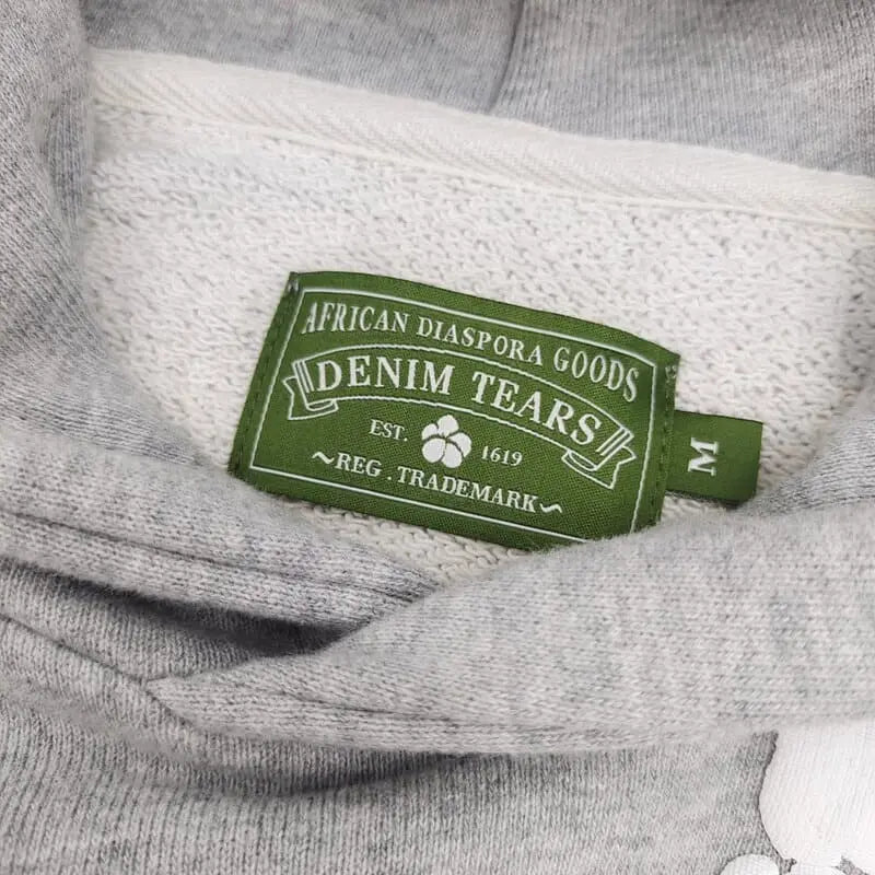 Hoodie Denim Tears The Cotton Wreath Grey My Store