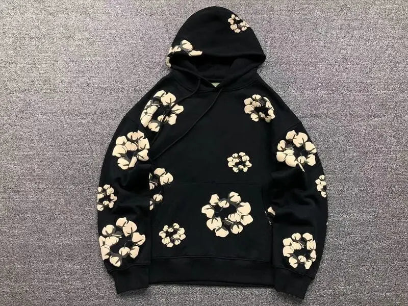 Hoodie Denim Tears x CPFM Wreath Black My Store