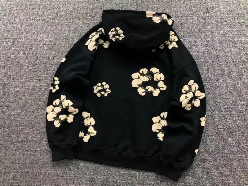 Hoodie Denim Tears x CPFM Wreath Black My Store