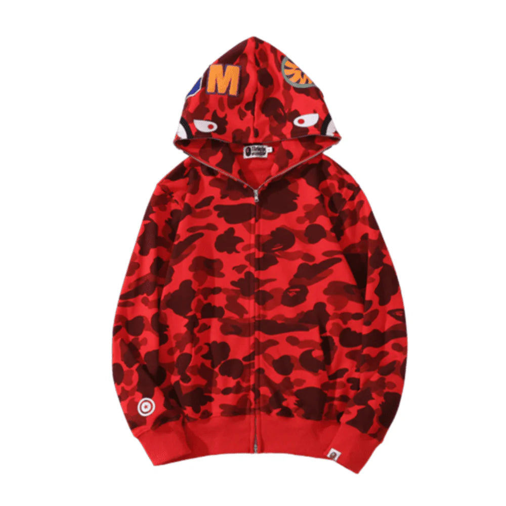 Bape Shark Wide Red Camo