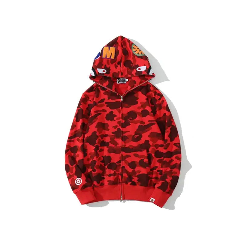 Bape Shark Wide Red Camo My Store