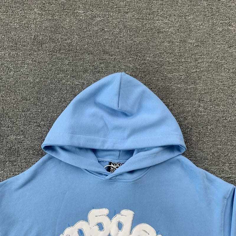 Hoodie Sp5der Web Sky Blue My Store