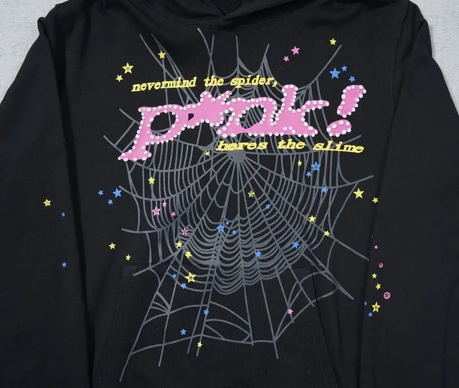 Hoodie Sp5der P*NK Black My Store