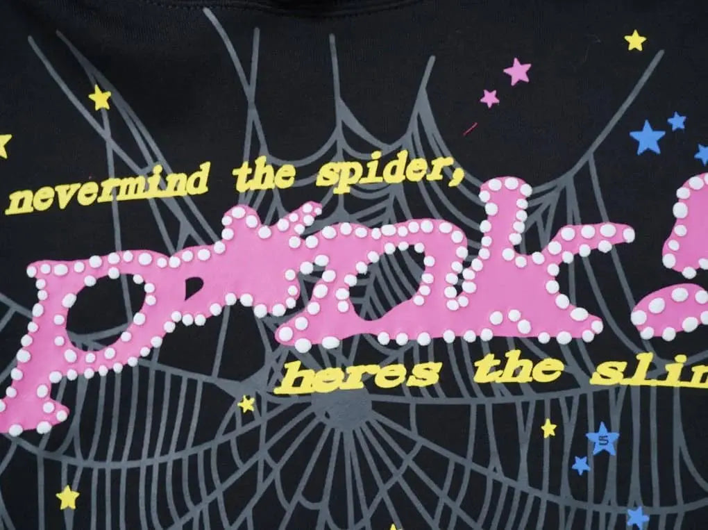 Hoodie Sp5der P*NK Black My Store
