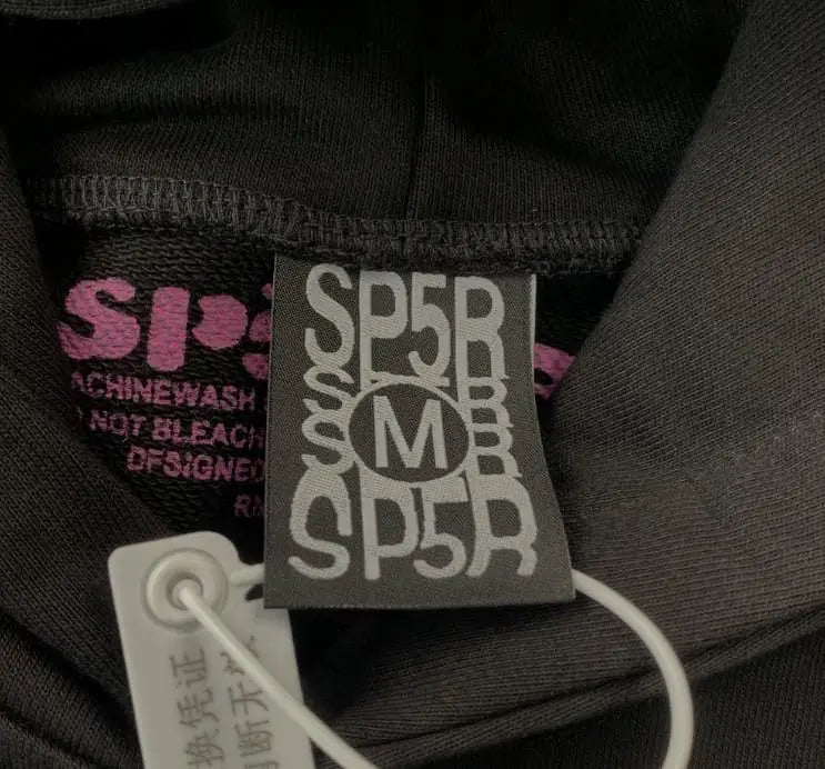 Hoodie Sp5der P*NK Black My Store