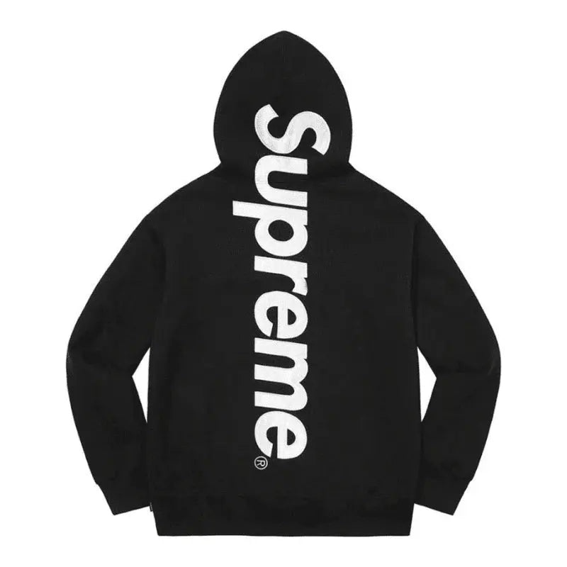 Hoodie Supreme Satin Appliqué Black My Store