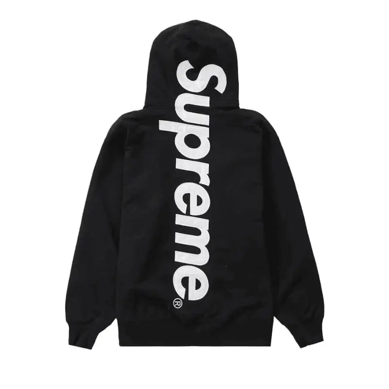Hoodie Supreme Satin Appliqué Black My Store