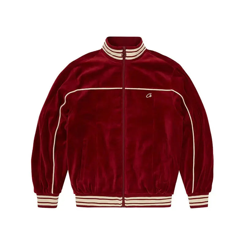 Jacket Corteiz Velvet Red My Store