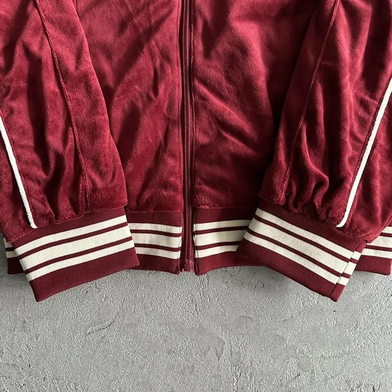 Jacket Corteiz Velvet Red My Store