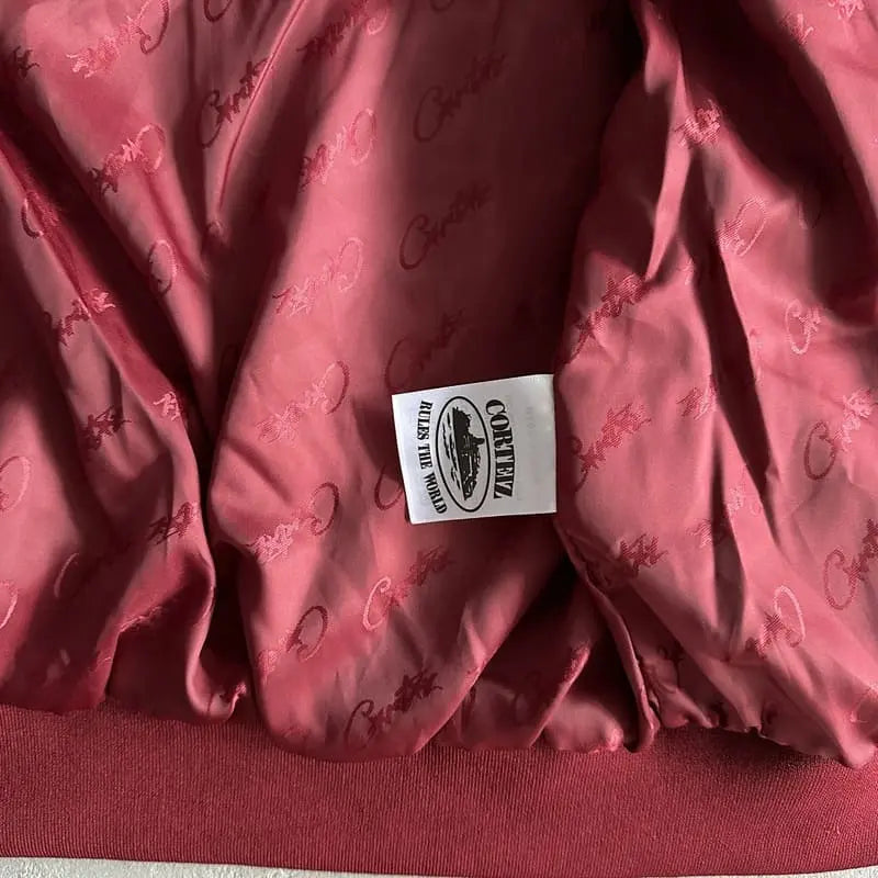 Jacket Corteiz Velvet Red My Store
