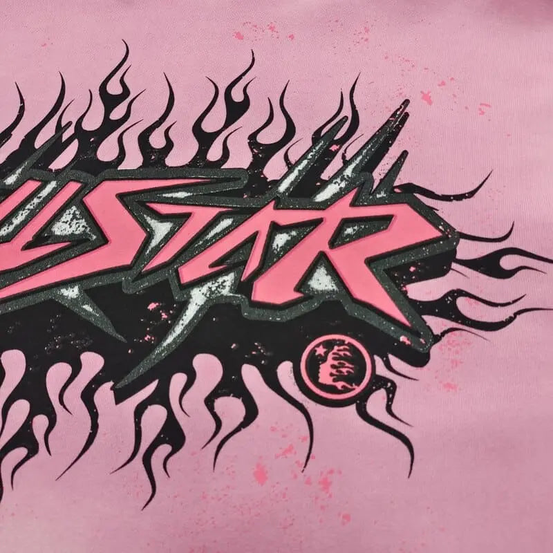 Hoodie Hellstar Brainwashed Without Brain Pink My Store