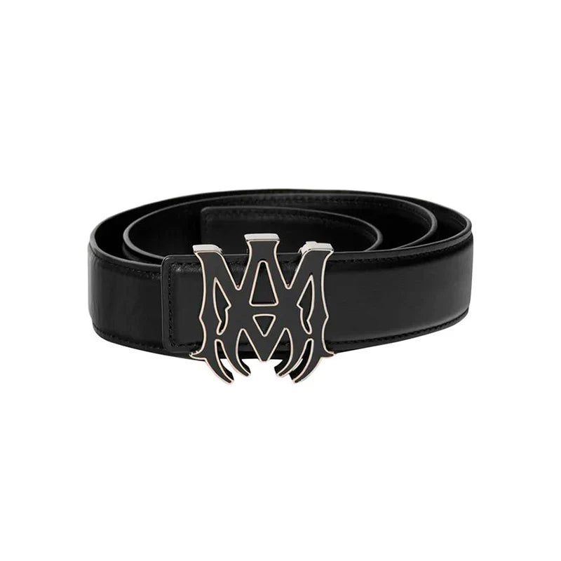 Belt Amiri Black Logo