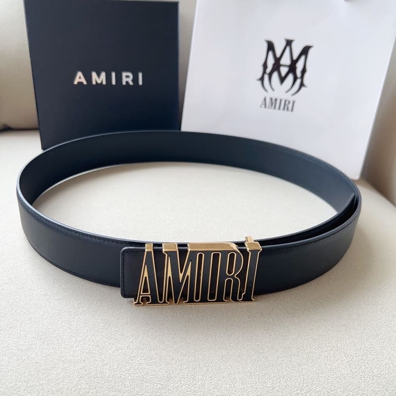 Belt Amiri Black/Gold
