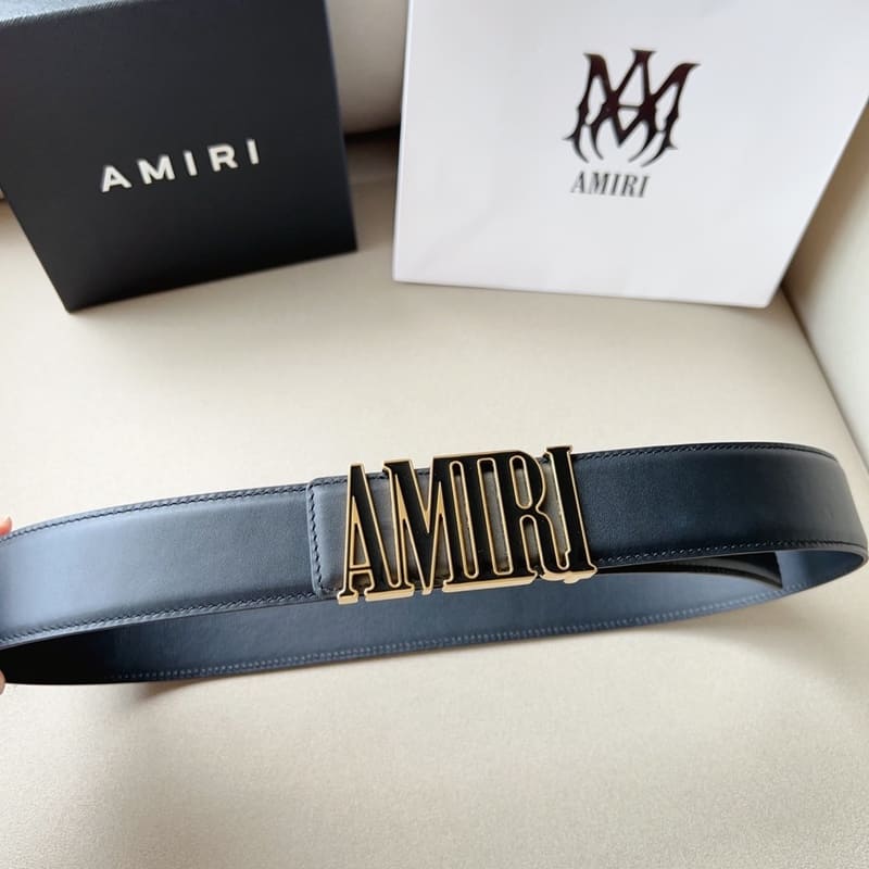 Belt Amiri Black/Gold