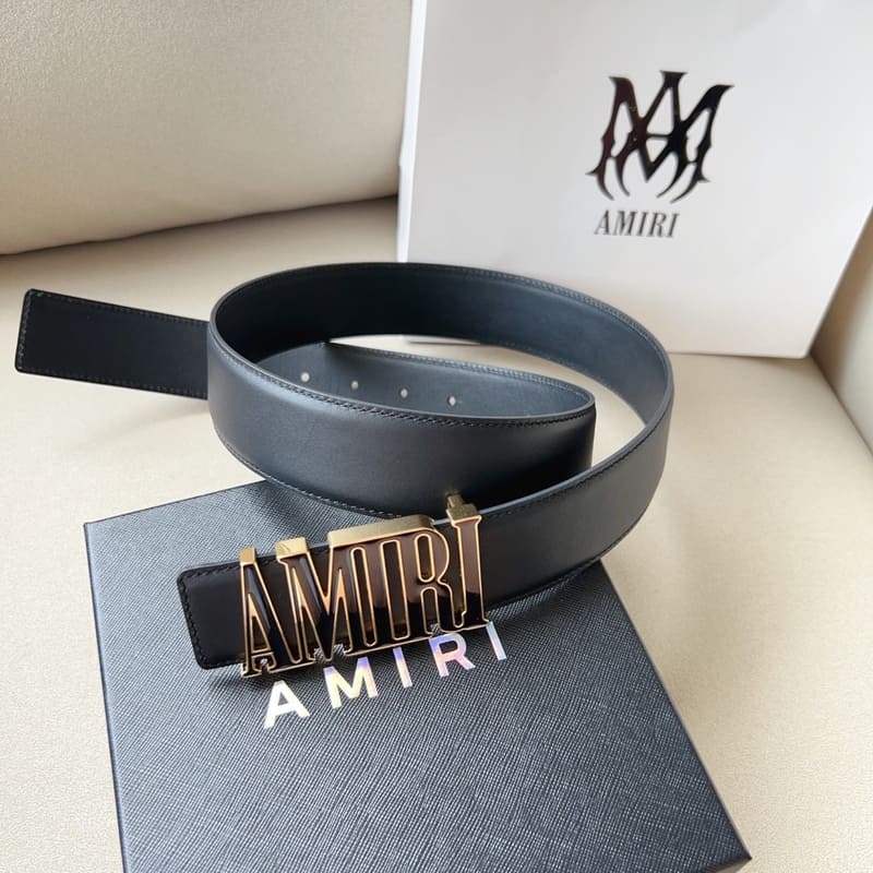 Belt Amiri Black/Gold