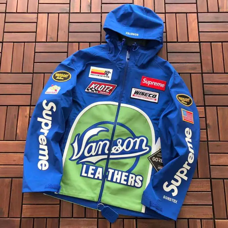 Jacket Supreme x Vanson GORE-TEX Shell Royal My Store
