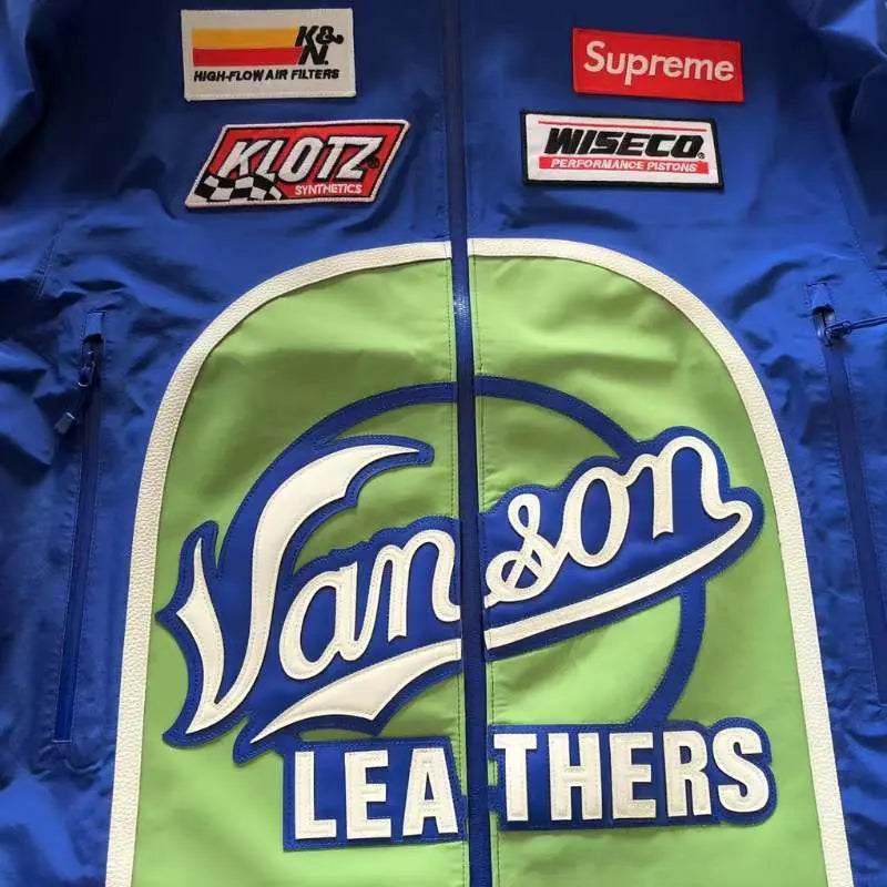 Jacket Supreme x Vanson GORE-TEX Shell Royal My Store