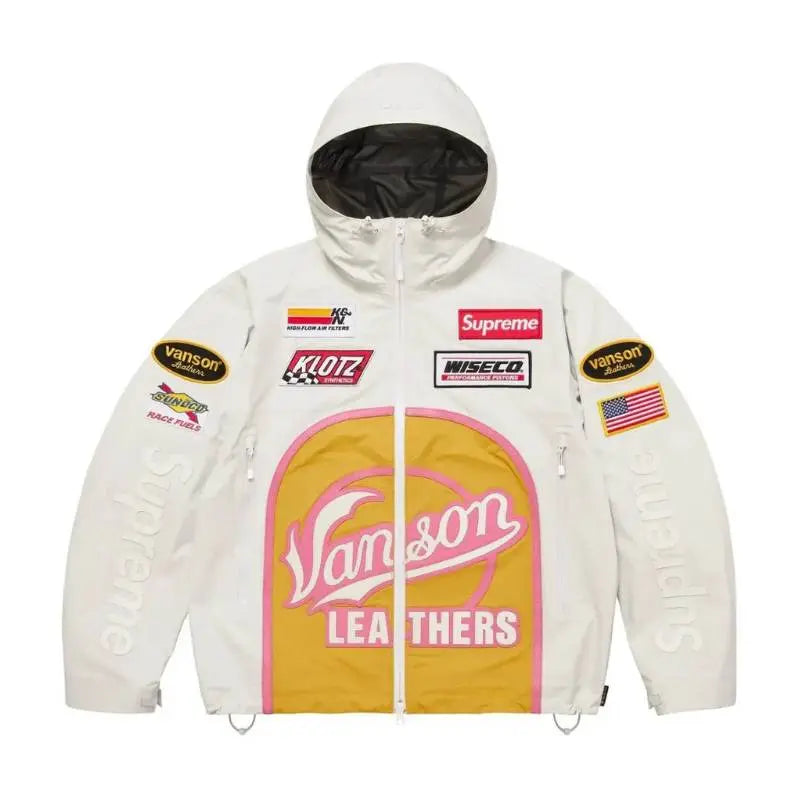 Jacket Supreme x Vanson GORE-TEX Shell White My Store