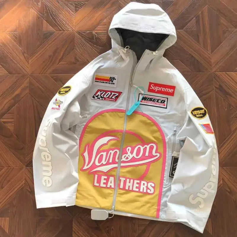 Jacket Supreme x Vanson GORE-TEX Shell White My Store