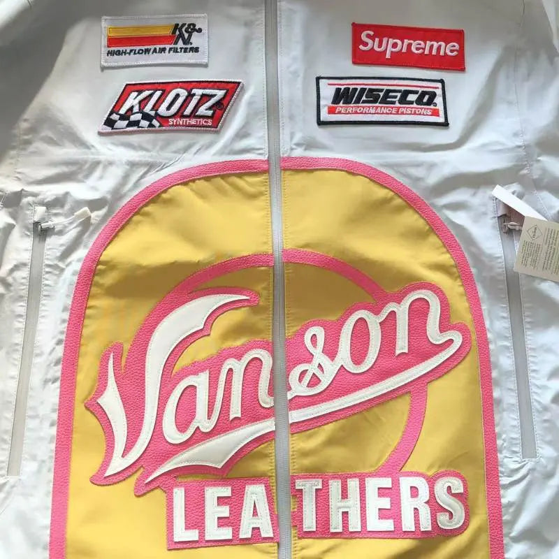Jacket Supreme x Vanson GORE-TEX Shell White My Store