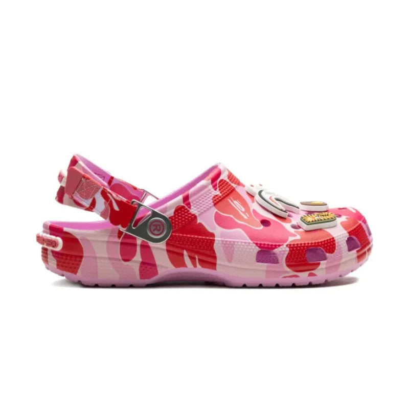 BAPE x Crocs Classic Clog Pink