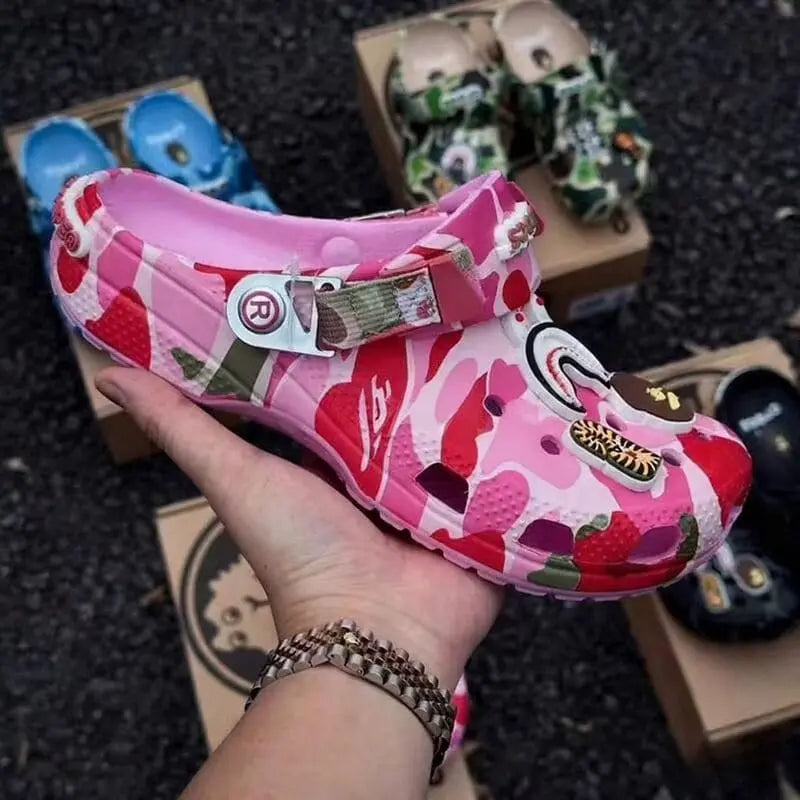 BAPE x Crocs Classic Clog Pink My Store