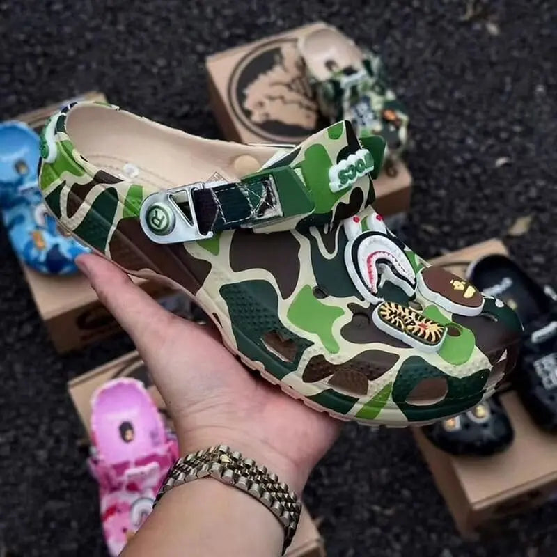 BAPE x Crocs Classic Clog Green My Store