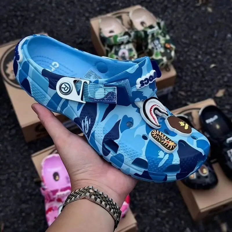 BAPE x Crocs Classic Clog Blue My Store