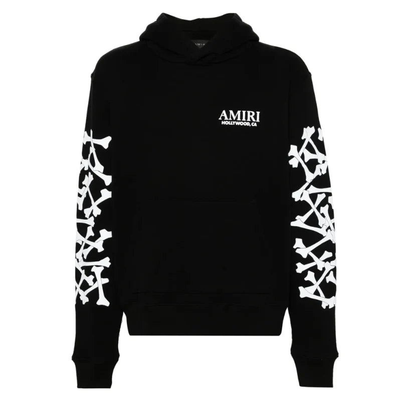 Hoodie Amiri Bones Stacked Black