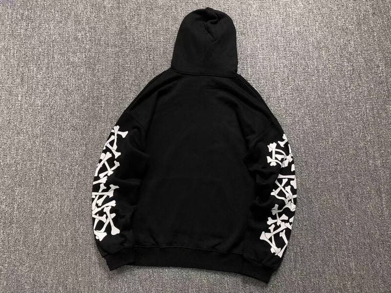 Hoodie Amiri Bones Stacked Black