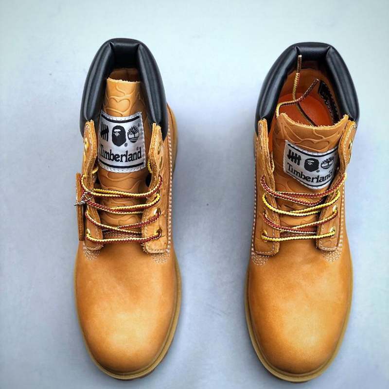 Boots Timberland 6 x A Bathing Ape x Undefeated