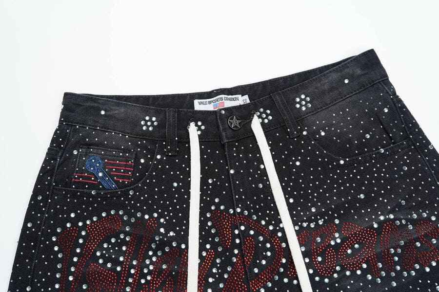 Shorts Vale Forever Iced Out Black -   The Plug 