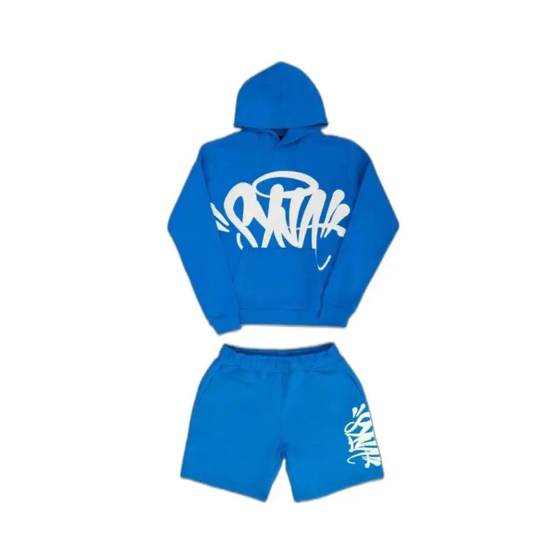 Set Team Syna Hood Twinset Blue -   The Plug 