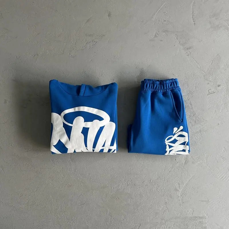 Set Team Syna Hood Twinset Blue -   The Plug 