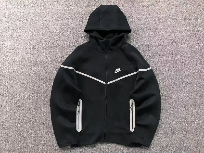 Nike Tech Fleece Black (reflective) -   The Plug