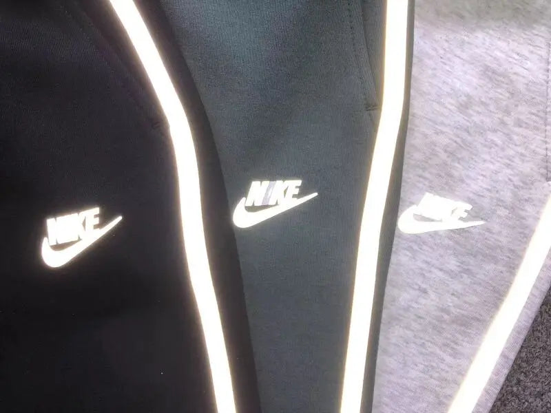 Nike Tech Fleece Black (reflective) -   The Plug