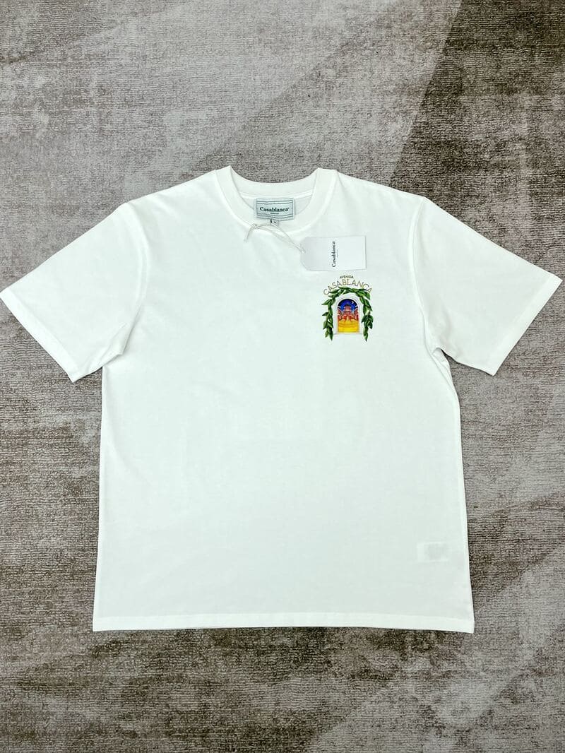 Casablanca Avenida White T Shirt My Store