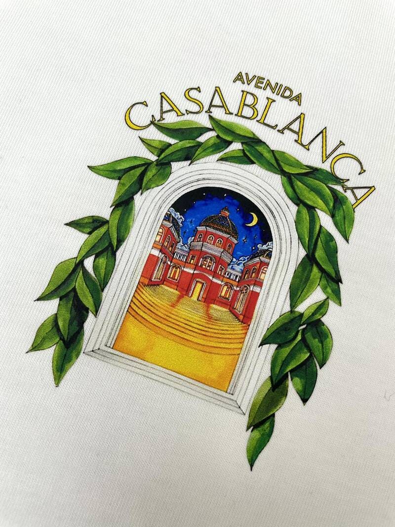 Casablanca Avenida White T Shirt My Store