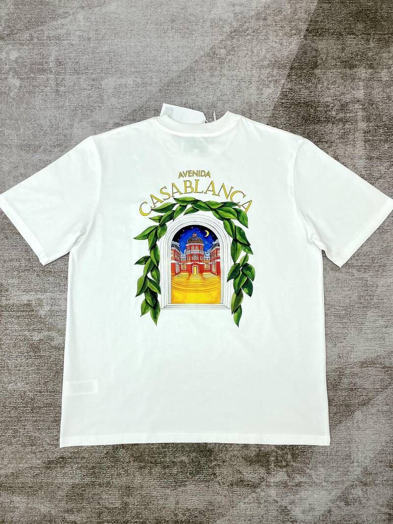 Casablanca Avenida White T Shirt My Store
