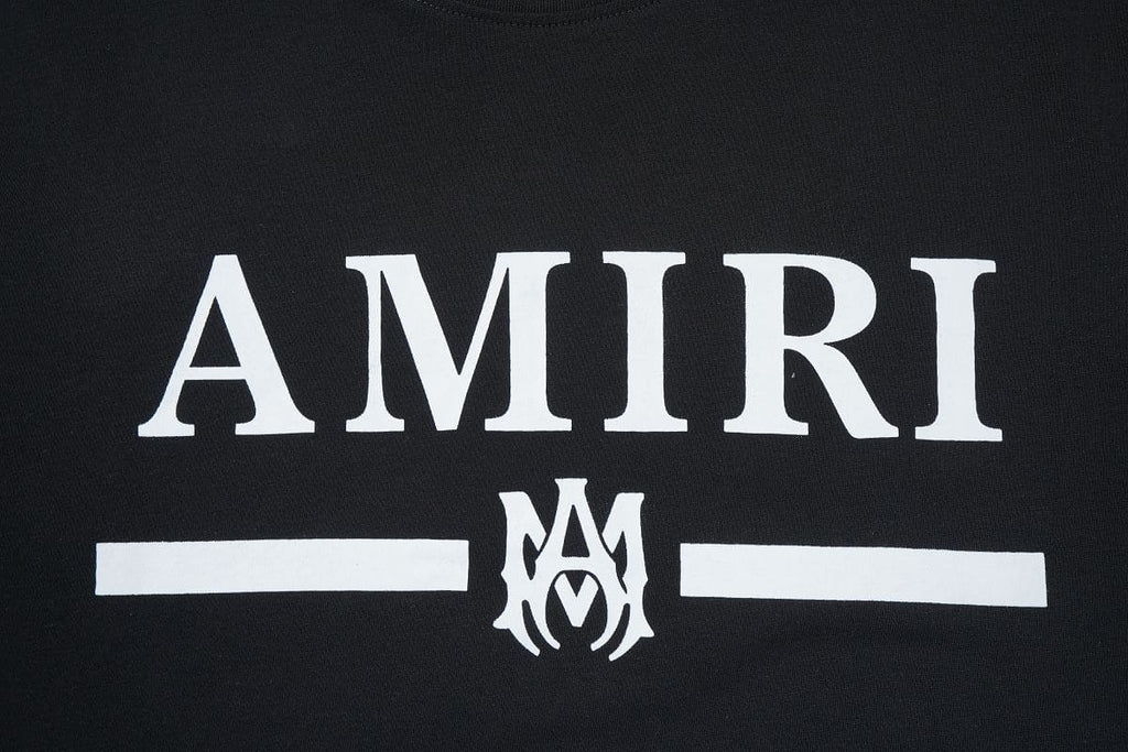 Amiri Bar Logo Black T Shirt My Store