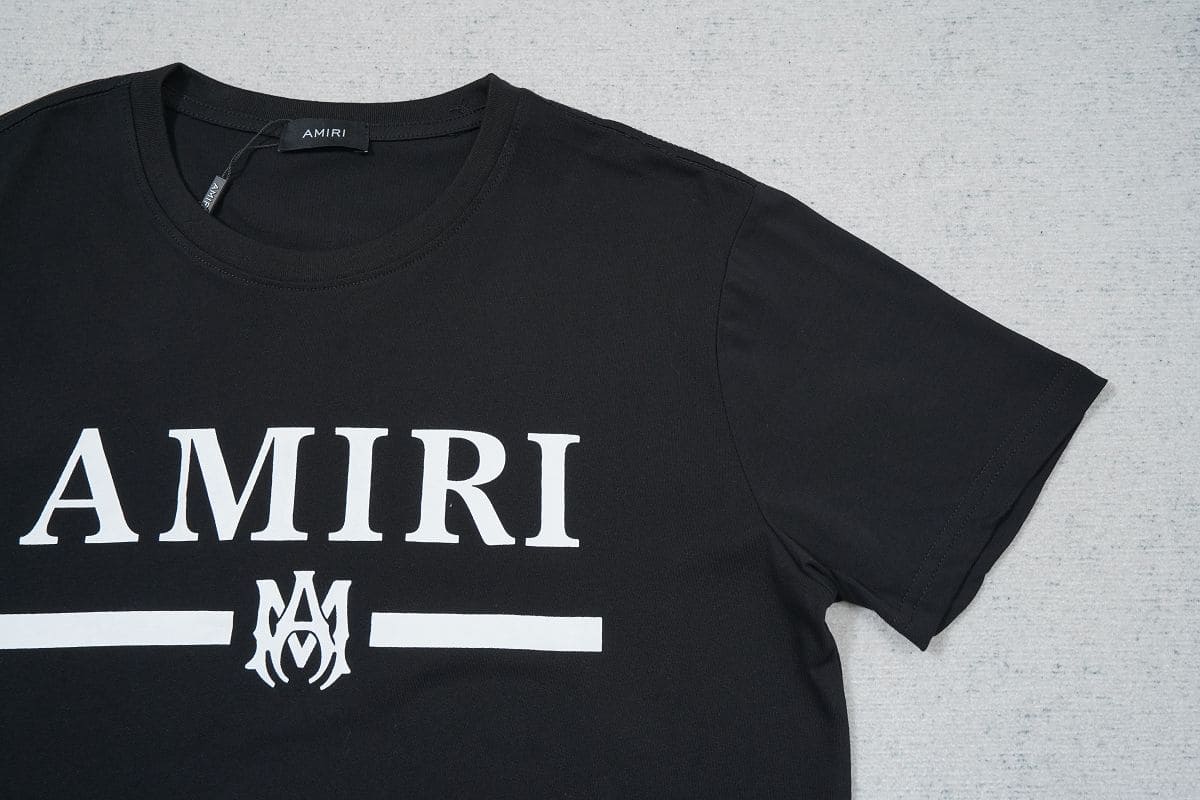 Amiri Bar Logo Black T Shirt My Store