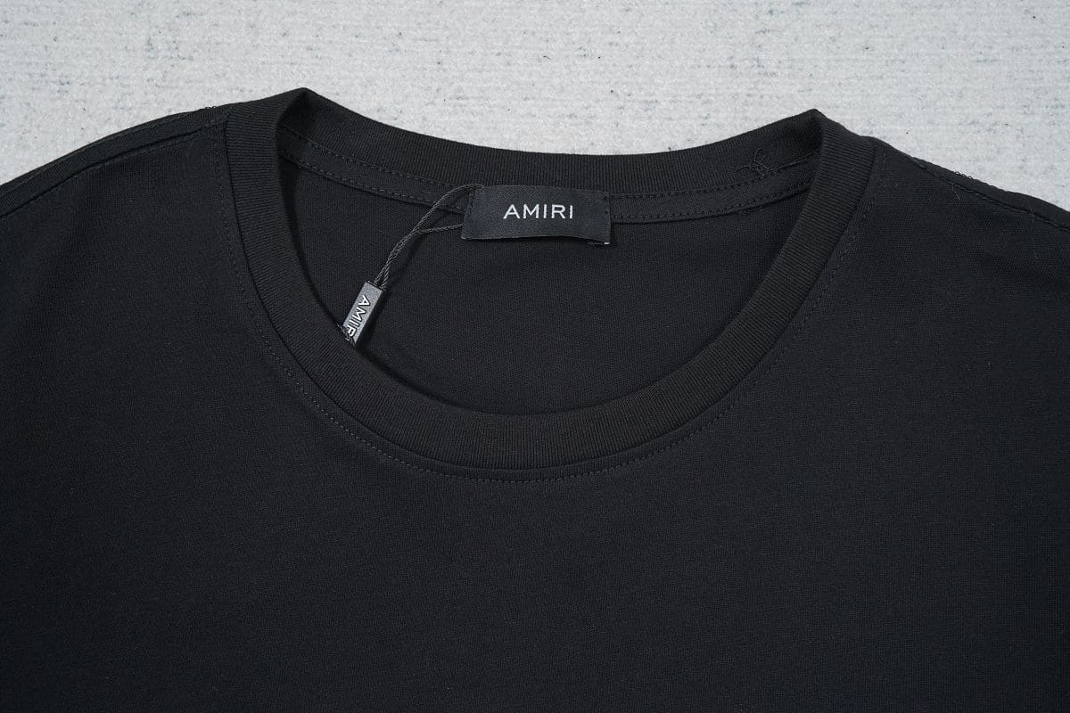 Amiri Bar Logo Black T Shirt My Store