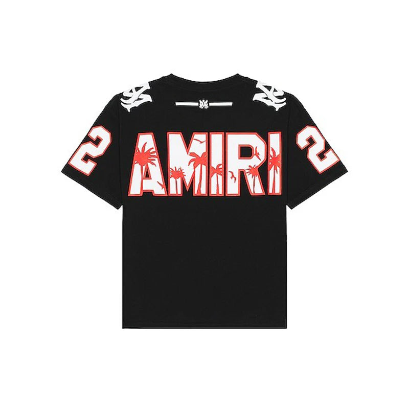Amiri 22 Football T Shirt My Store