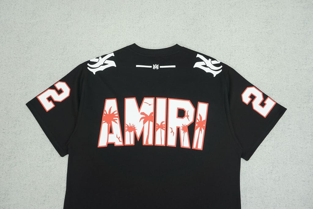 Amiri 22 Football T Shirt My Store