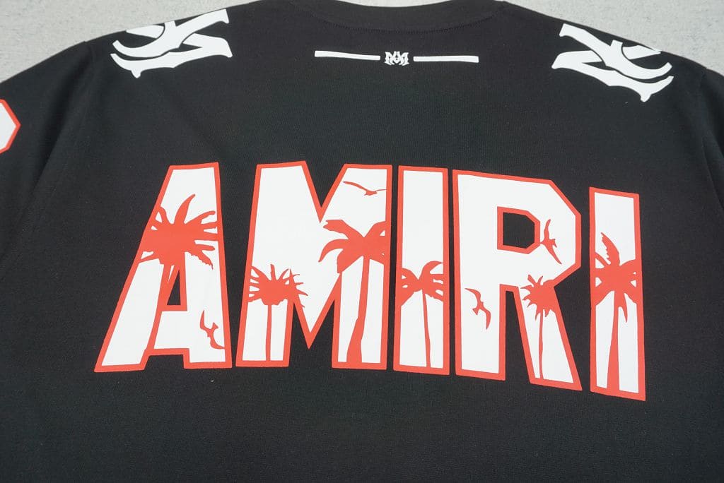 Amiri 22 Football T Shirt My Store